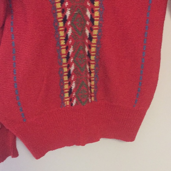 80’s Vintage Southwestern Print Sweater - Picture 2 of 7